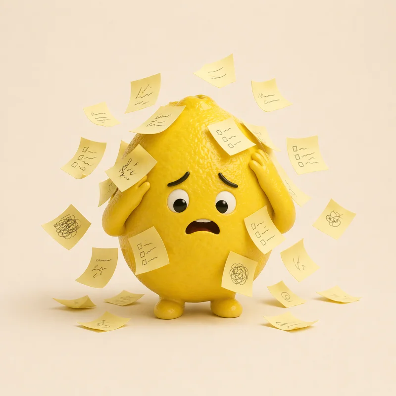 Overwhelm lemon