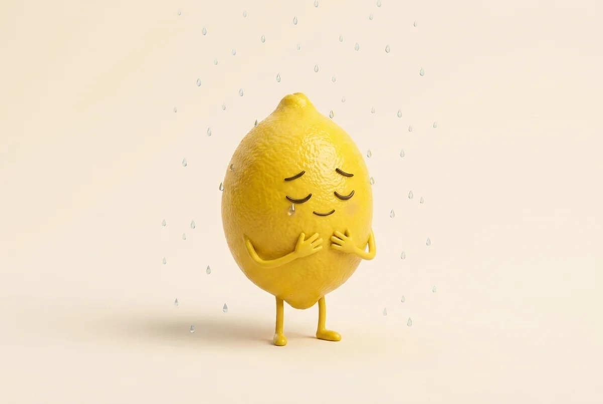 The Sadness lemon practising Hands on Heart